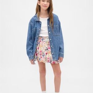NWT GAP Kids Floral Bubble Skort- size M